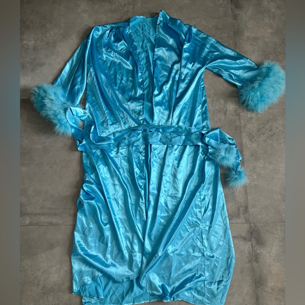 Blue Feather Robe